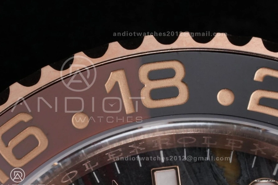 on Iron Oyster GMT 126715 Best Edition RG CHNR Tiger Durable ARF Dial II Bracelet Master Sh 861 0505